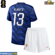 Frankreich Kante #13 Heimtrikotsatz Kinder WM 2026 Kurzarm (+ Kurze Hosen)